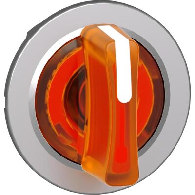 Schneider Electric Frontelement f Leuchtwahlschalter ZB4F Ř ZB4FK1753, Schalter + Taster, Orange, Silber Schneider Electric Frontelement f Leuchtwahlschalter ZB4F Ř ZB4FK1753, Schalter + Taster, Orange, Silber