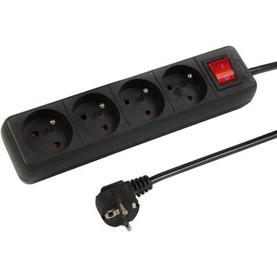 Blow, Verlängerungskabel, Netzverlängerungskabel 4G 1,5M schwarz 98-766# (1.50 m, CEE 7/4) Blow, Verlängerungskabel, Netzverlängerungskabel 4G 1,5M schwarz 98-766# (1.50 m, CEE 7/4)