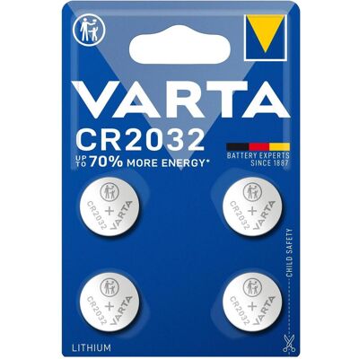 Varta CR2032 Lithium Knopfzelle - Kleine Elektronikbatterie Varta CR2032 Lithium Knopfzelle - Kleine Elektronikbatterie