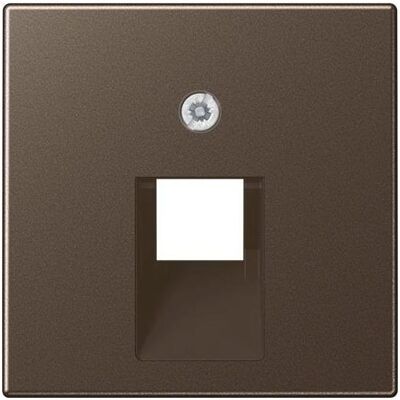JUNG, Zubehör Schalterprogramm, Zentralplatte UAE/IAE 1f A mokka glz A569-1PLUAMO JUNG, Zubehör Schalterprogramm, Zentralplatte UAE/IAE 1f A mokka glz A569-1PLUAMO
