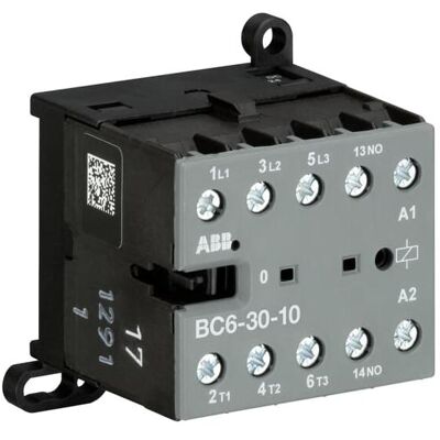 ABB BC6-30-10-1.4-24DC - Kleinschütz mit 3 Polen, 20A, 4kW ABB BC6-30-10-1.4-24DC - Kleinschütz mit 3 Polen, 20A, 4kW