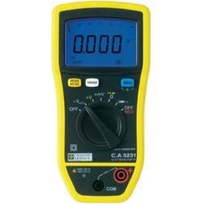 Chauvin Arnoux, Multimeter, Hand-Multimeter 5231+Mini03 Ka (CAT III 1000V, CAT IV 600V, Hand-Multimeter) Chauvin Arnoux, Multimeter, Hand-Multimeter 5231+Mini03 Ka (CAT III 1000V, CAT IV 600V, Hand-Multimeter)