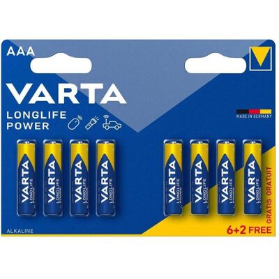 Varta LR6 AAA 1,5V Hochleistungsbatterien - Batterien Varta LR6 AAA 1,5V Hochleistungsbatterien - Batterien