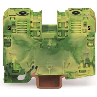 Wago 285-137 2-Leiter-Schutzleiter- klemme,35 mm², Elektronikzubehör + Gehäuse, Grün, Gelb Wago 285-137 2-Leiter-Schutzleiter- klemme,35 mm², Elektronikzubehör + Gehäuse, Grün, Gelb
