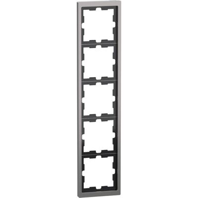 Merten MEG4050-6550 Wandplatte - 5 Fach - Nickelmetall - Schalterabdeckung Merten MEG4050-6550 Wandplatte - 5 Fach - Nickelmetall - Schalterabdeckung