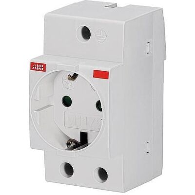 ABB, Steckdose, German Schuko Din Rail Modular Socket ABB, Steckdose, German Schuko Din Rail Modular Socket