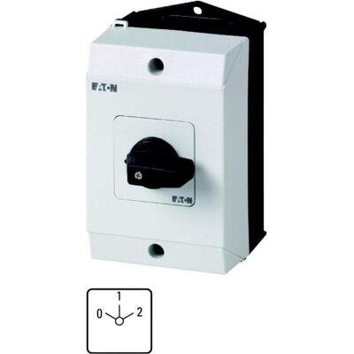 Eaton Electric GmbH Polwendeschalter T0-3-8451/I1, Schalter + Taster, Schwarz Eaton Electric GmbH Polwendeschalter T0-3-8451/I1, Schalter + Taster, Schwarz