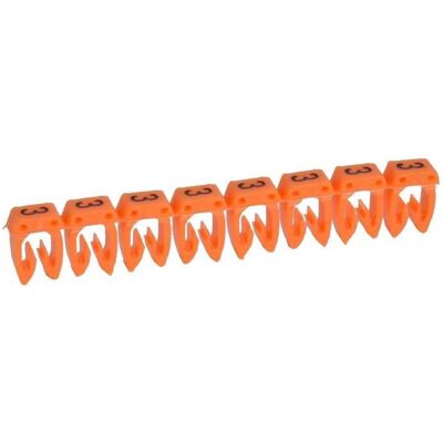 Legrand Kabelkennzeichnung, Kabel Zubehör, Orange Legrand Kabelkennzeichnung, Kabel Zubehör, Orange