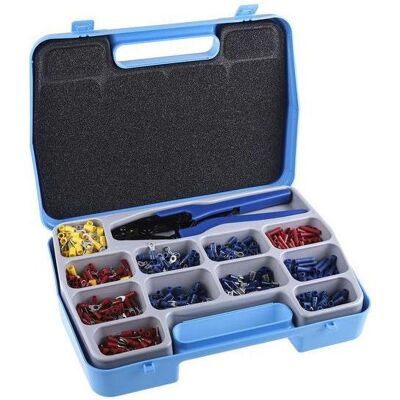 RS PRO 800 piece crimp terminal kit with tool, Elektronikkabel + Stecker, Mehrfarbig RS PRO 800 piece crimp terminal kit with tool, Elektronikkabel + Stecker, Mehrfarbig