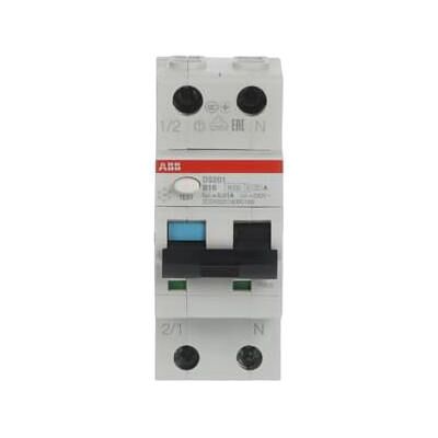 ABB DS201A FI/LS-Schalter - Typ B 16A 6kA - 1P+N ABB DS201A FI/LS-Schalter - Typ B 16A 6kA - 1P+N