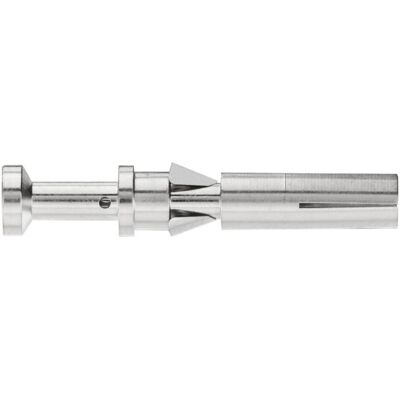 Harting Crimpkontakt, Elektronikkabel + Stecker, Silber Harting Crimpkontakt, Elektronikkabel + Stecker, Silber