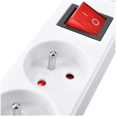 Olight, Verlängerungskabel, Solight extension cord, 3 sockets, white, switch, 3m (3 m, CEE 7/3) Olight, Verlängerungskabel, Solight extension cord, 3 sockets, white, switch, 3m (3 m, CEE 7/3)