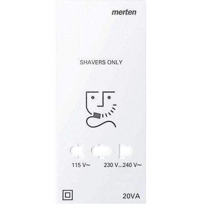 Merten 213619 Zentralplatte für Rasiersteckdose Merten 213619 Zentralplatte für Rasiersteckdose