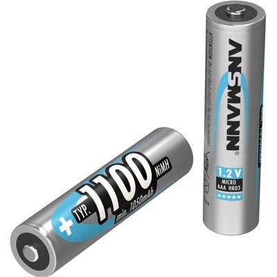 Ansmann Typ 1100 (4 Stk., AAA, 1100 mAh), Batterien + Akkus Ansmann Typ 1100 (4 Stk., AAA, 1100 mAh), Batterien + Akkus