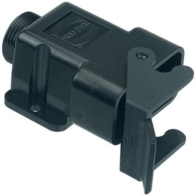 Harting Sockelgehäuse, Elektronikkabel + Stecker, Schwarz Harting Sockelgehäuse, Elektronikkabel + Stecker, Schwarz