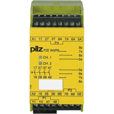 Pilz 777584 PZE X4VP8 24VDC 4n/o, Relais Pilz 777584 PZE X4VP8 24VDC 4n/o, Relais