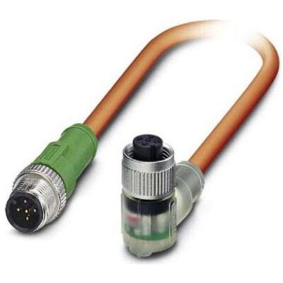 Phoenix Contact 1416154 Sensor-/Aktor-Kabel - 5m, 5-polig, Orange Phoenix Contact 1416154 Sensor-/Aktor-Kabel - 5m, 5-polig, Orange