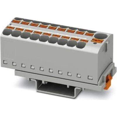 Phoenix Contact PTFIX10/18X4-NS35GY - Verteilerblock - 19 Anschlüsse Phoenix Contact PTFIX10/18X4-NS35GY - Verteilerblock - 19 Anschlüsse