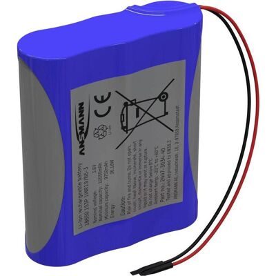 Ansmann 1S3P Akkupack 3x 18650 Kabel Li-Ion 3.6 V 10050 mAh (1 Stk., 18650, 10050 mAh), Batterien + Akkus Ansmann 1S3P Akkupack 3x 18650 Kabel Li-Ion 3.6 V 10050 mAh (1 Stk., 18650, 10050 mAh), Batterien + Akkus