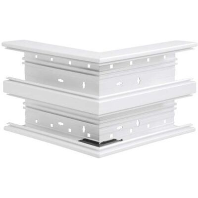 TEHALIT BR652103D9016 - Außeneck PVC Weiß - Innenmontage TEHALIT BR652103D9016 - Außeneck PVC Weiß - Innenmontage