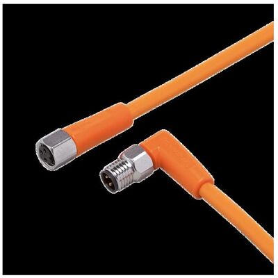 IFM EVT164, Elektronikkabel + Stecker, Orange IFM EVT164, Elektronikkabel + Stecker, Orange
