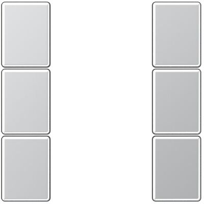 JUNG A503TSAAL Schalter/Dimmer Modul - 3er, Aluminium JUNG A503TSAAL Schalter/Dimmer Modul - 3er, Aluminium