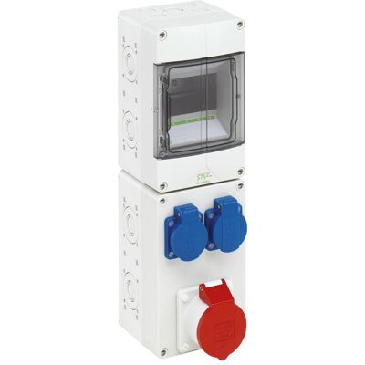 Spelsberg STV 512-S Steckdosenverteiler - IP44, Wandmontage Spelsberg STV 512-S Steckdosenverteiler - IP44, Wandmontage