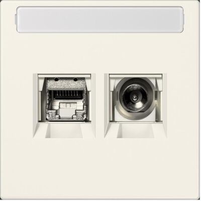 JUNG, Steckdose, MMDLS4521 Smart-TV-Anschlussdose 2f JUNG, Steckdose, MMDLS4521 Smart-TV-Anschlussdose 2f