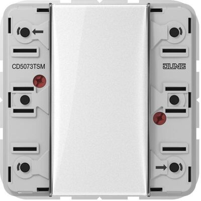 JUNG, Zubehör Schalterprogramm, Tastsensor KNX CD UP perlmutt 3f 6pkt CD5073TSM JUNG, Zubehör Schalterprogramm, Tastsensor KNX CD UP perlmutt 3f 6pkt CD5073TSM