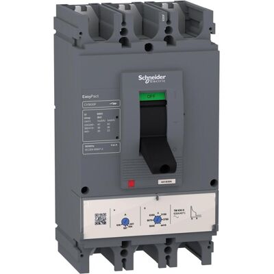 Schneider, Schutzschalter, EasyPact CVS400F Leistungsschalter, 36 kA bei 415 VAC, 3P 3d, TM-D 320 A Auslöser LV540305 Schneider, Schutzschalter, EasyPact CVS400F Leistungsschalter, 36 kA bei 415 VAC, 3P 3d, TM-D 320 A Auslöser LV540305