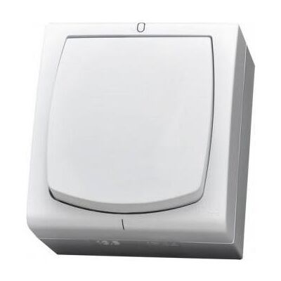 Ospel ŁNH-11N/00, Schalter + Taster, Weiss Ospel ŁNH-11N/00, Schalter + Taster, Weiss