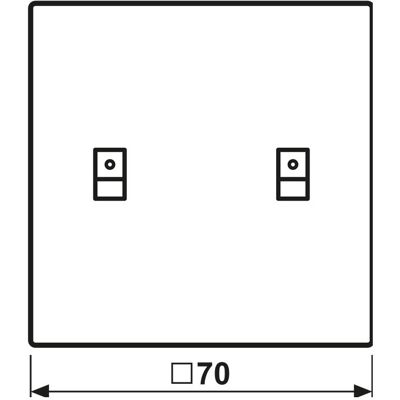 JUNG, Zubehör Schalterprogramm, Knebel Schalter LS 1912 chr glz GCR12-5KOE22 JUNG, Zubehör Schalterprogramm, Knebel Schalter LS 1912 chr glz GCR12-5KOE22