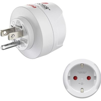 Hama Reiseadapter, Reiseadapter Typ B, USA, Kanada, Karibik, Ostasien Hama Reiseadapter, Reiseadapter Typ B, USA, Kanada, Karibik, Ostasien