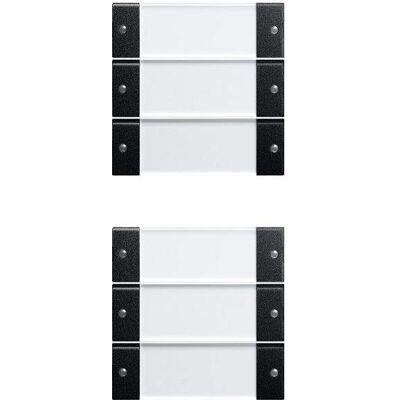 Gira, Zubehör Schalterprogramm, Wippenset 6f (3+3) BSF System 55 2136005 Gira, Zubehör Schalterprogramm, Wippenset 6f (3+3) BSF System 55 2136005