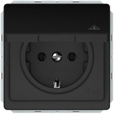 Vila, Steckdose, Socket VILMA ST150, matt black, IP44 Vila, Steckdose, Socket VILMA ST150, matt black, IP44