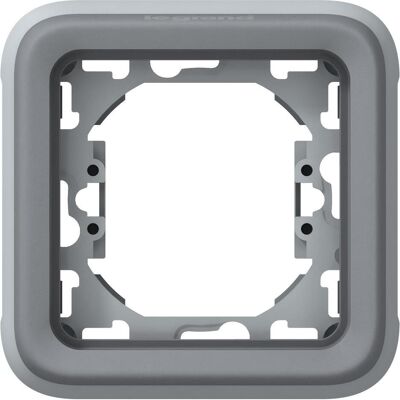 Legrand, Zubehör Schalterprogramm, Plexo55 Modular Feuchtraum Abdeckrahmen 1-fach Feuchtraum Aufputz grau 069681 Legrand, Zubehör Schalterprogramm, Plexo55 Modular Feuchtraum Abdeckrahmen 1-fach Feuchtraum Aufputz grau 069681