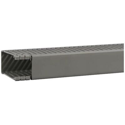 Hager, Leitungsführung, Verdrahtungskanal ohne Bodenstanzung aus PVC BA6 80x40mm steingrau (200 cm) Hager, Leitungsführung, Verdrahtungskanal ohne Bodenstanzung aus PVC BA6 80x40mm steingrau (200 cm)