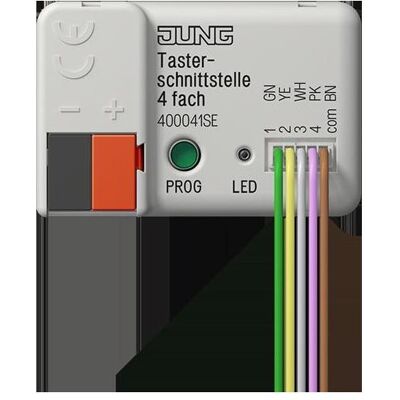 JUNG, Zubehör Schalterprogramm, 400041SE KNX Tasterschnittstelle JUNG, Zubehör Schalterprogramm, 400041SE KNX Tasterschnittstelle
