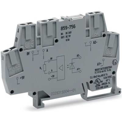 WAGO 859-756 - Optokoppler-Klemme - 24VDC/5VDC - 0,5A WAGO 859-756 - Optokoppler-Klemme - 24VDC/5VDC - 0,5A