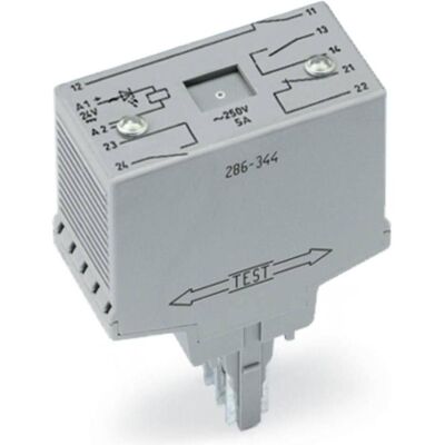 WAGO 286-344/004-000 Grau Relais - 2 NC, 3 NO, 24 V/DC WAGO 286-344/004-000 Grau Relais - 2 NC, 3 NO, 24 V/DC