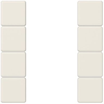 Jung A504TSA Tastensatz - 4-fach, Komplett, Elfenbeinweiß Jung A504TSA Tastensatz - 4-fach, Komplett, Elfenbeinweiß
