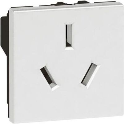 Legrand, Zubehör Schalterprogramm, Arteor 2 Pole + Earth 10A Chinese Type Shuttered Socket Outlet 2 Module White Legrand, Zubehör Schalterprogramm, Arteor 2 Pole + Earth 10A Chinese Type Shuttered Socket Outlet 2 Module White