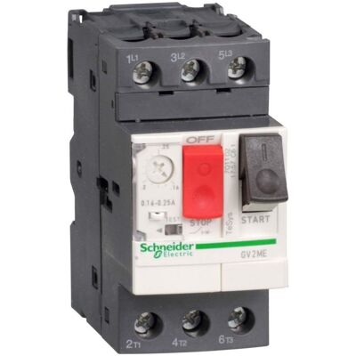 Schneider Electric, Schutzschalter, Motorschutzschalter GV2ME02 0,16-0,25A Schneider Electric, Schutzschalter, Motorschutzschalter GV2ME02 0,16-0,25A