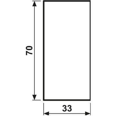 JUNG, Zubehör Schalterprogramm, Abdeckung in Tastenfarbe 33x70,5mm LS 50NAWW JUNG, Zubehör Schalterprogramm, Abdeckung in Tastenfarbe 33x70,5mm LS 50NAWW