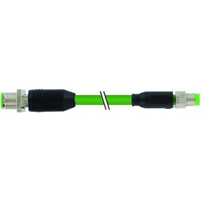 Murr Elektronik Sensor /Aktor Steckverbinder, konfektioniert 2.00 m 1 St., Elektronikkabel + Stecker, Grün Murr Elektronik Sensor /Aktor Steckverbinder, konfektioniert 2.00 m 1 St., Elektronikkabel + Stecker, Grün