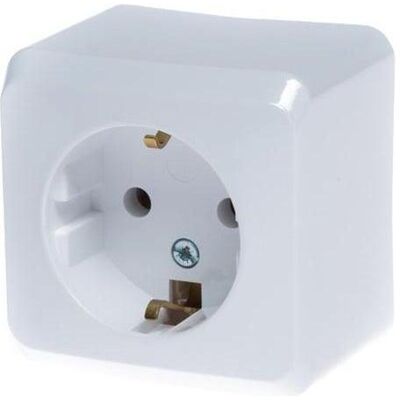 Schneider, Steckdose, Socket Outlet Withwhite Single Schneider, Steckdose, Socket Outlet Withwhite Single