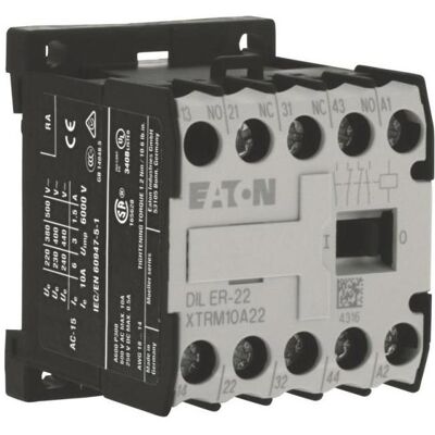 Eaton DILER-22 Hilfsschütz - 110V AC, 2 NO + 2 NC, 3A Eaton DILER-22 Hilfsschütz - 110V AC, 2 NO + 2 NC, 3A