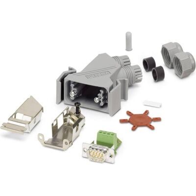 Phoenix Contact Profibus, IP67, 9-pol, KIT, Elektronikkabel + Stecker, Grau Phoenix Contact Profibus, IP67, 9-pol, KIT, Elektronikkabel + Stecker, Grau
