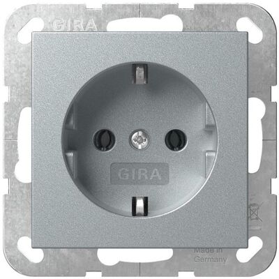 Gira Aluminium 446626 - Steckdose Gira Aluminium 446626 - Steckdose