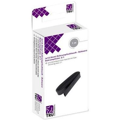 TRU COMPONENTS T1904CA033 Schwarze 12mm 6mm Hitzeschrumpfschlauch - Hitzeschrumpfschlauch TRU COMPONENTS T1904CA033 Schwarze 12mm 6mm Hitzeschrumpfschlauch - Hitzeschrumpfschlauch
